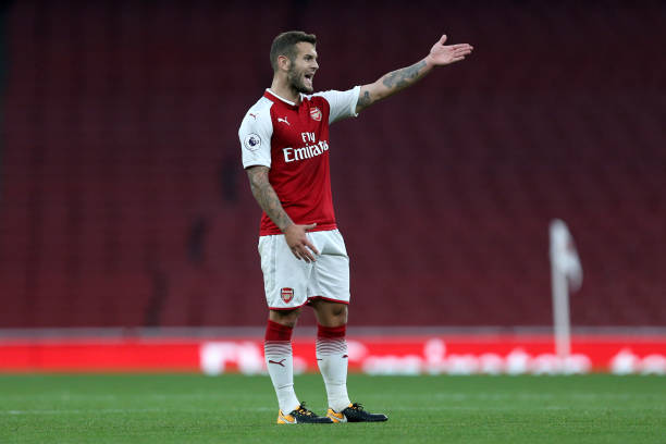Jack Wilshere Arsenal U23s Man City
