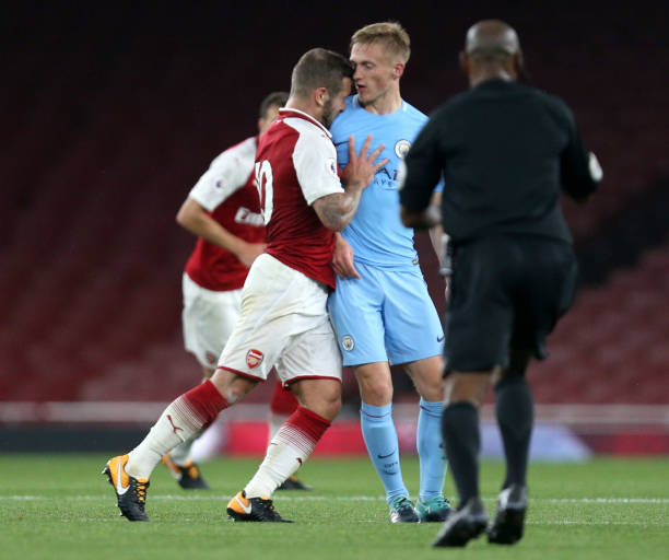 Gilberto: Wilshere just needs to focus on his football 2 Jack Wilshere Arsenal sent off Man City