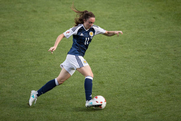 Lisa Evans of Scotland and Arsenal