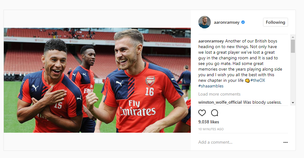 aaron ramsey shambles