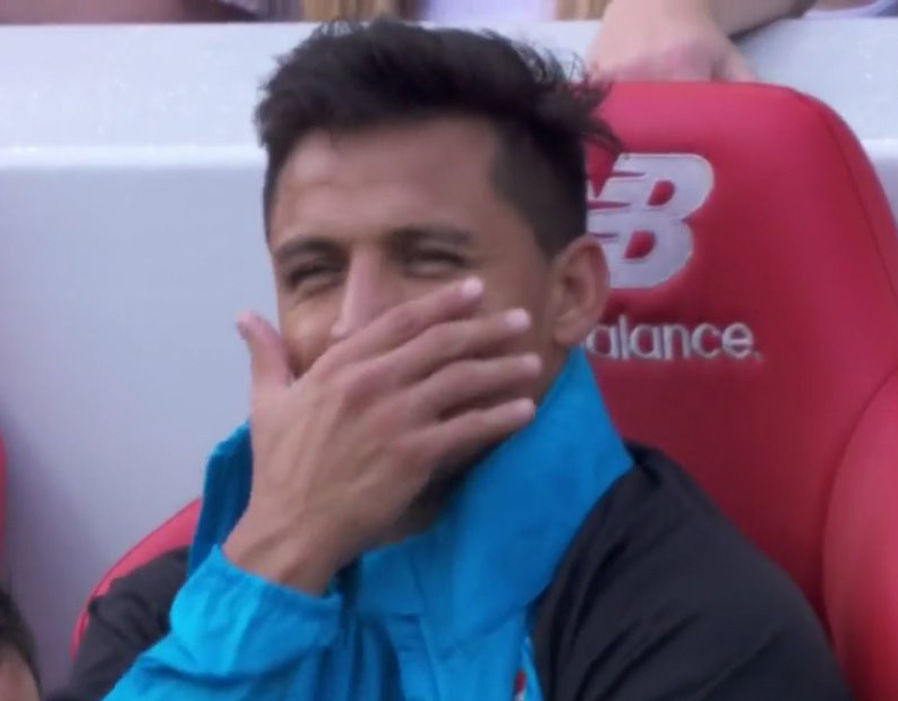 Marcotti: Alexis is unhappier than Coutinho and Costa 2 alexis sanchez laughing 2
