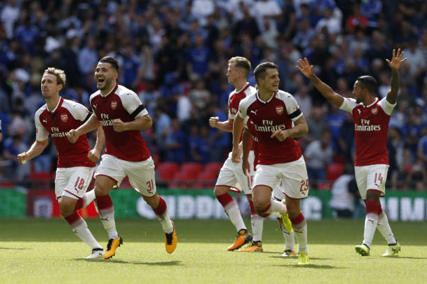 happy arsenal community shield