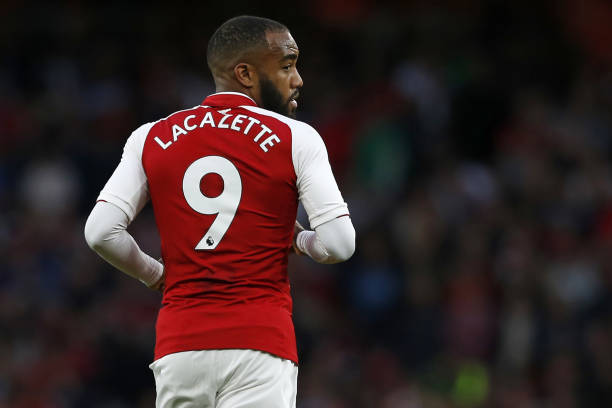lacazette v leicester