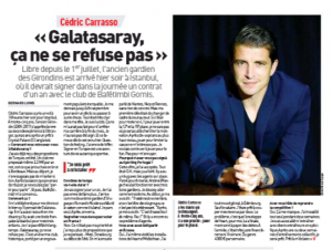 Cedric Carrasso admits he agreed to join Arsenal this summer 2 lequipe carrasso
