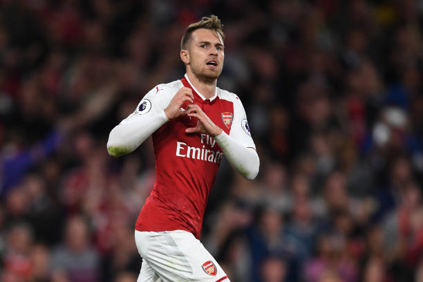 4 reasons Ramsey missing the League Cup final is bad news 4 Arsenal's Welsh midfielder Aaron Ramsey jumps over the save from Chelsea's Belgian goalkeeper Thibaut Courtois during the English Premier League football match between Chelsea and Arsenal at Stamford Bridge in London on September 17, 2017. (GLYN KIRK/AFP/Getty Images)