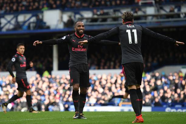 Lacazette and Ozil