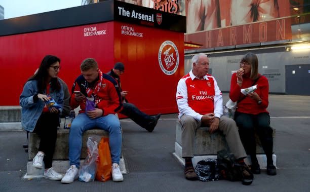 arsenal fans food