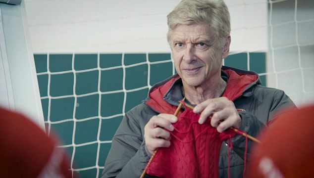 arsene wenger knitting