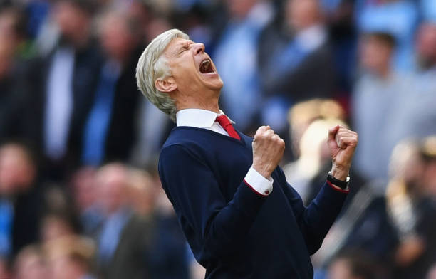 arsene wenger v manchester city wembley fa cup semi final 2017