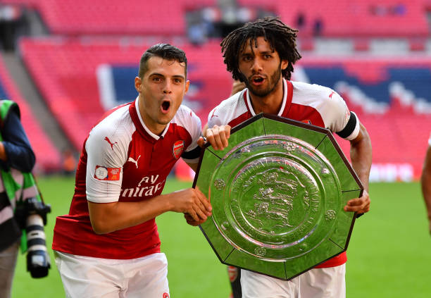 granit xhaka mohamed elneny community shield