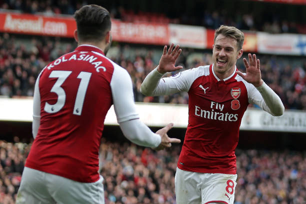 Kolasinac named in 3 Teams of the Week 2 kolasinac ramsey swansea