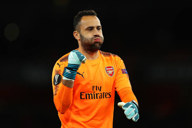 Ospina, Chambers & Monreal make UEFA Team of the Week 3 LONDON, ENGLAND - SEPTEMBER 14: David Ospina of Arsenal celebrates after Hector Bellerin of Arsenal scored the 3rd arsenal goal during the UEFA Europa League group H match between Arsenal FC and 1. FC Koeln at Emirates Stadium on September 14, 2017 in London, United Kingdom. (Photo by Richard Heathcote/Getty Images)