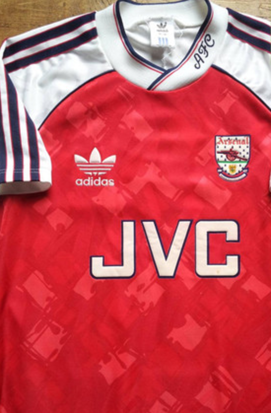 Arsenal kit 1990 91