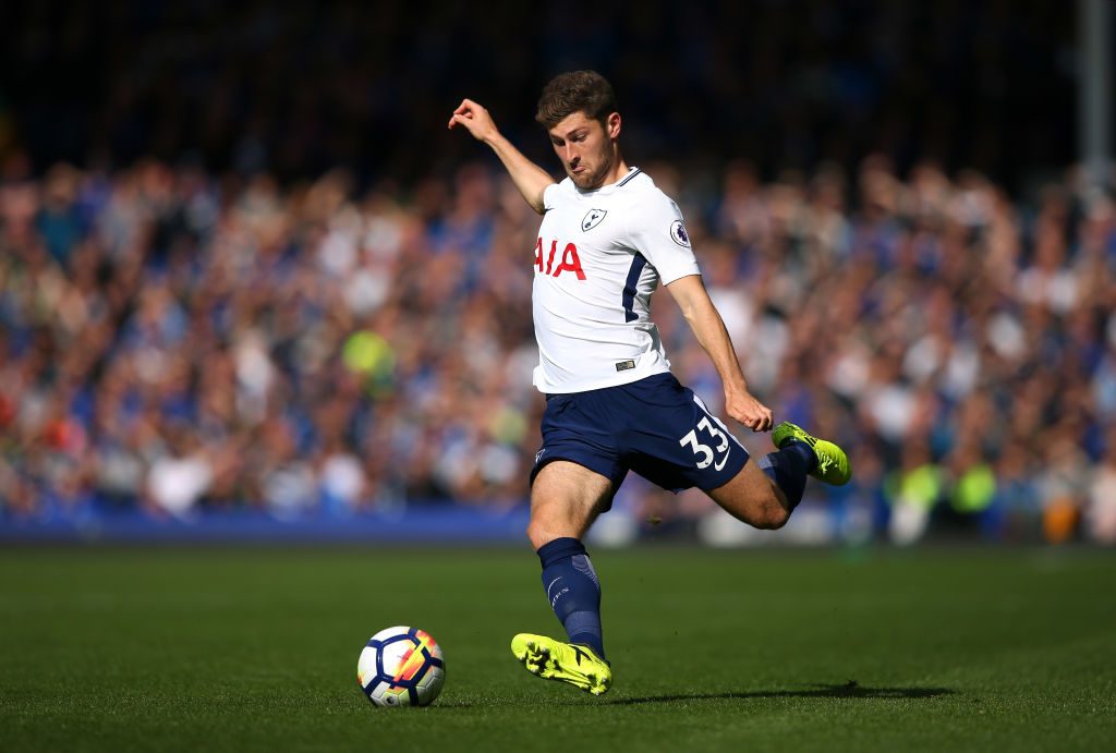 Ben Davies playing for Tottenham Hotspur