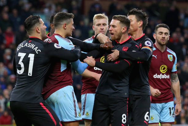 aaron ramsey v burnley