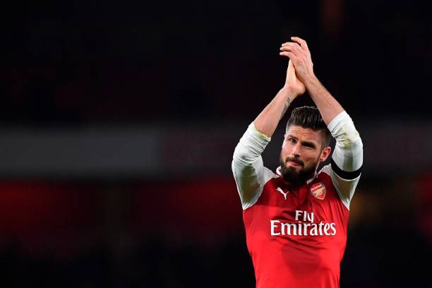 3 ex-Arsenal players return to watch Liverpool clash 3 giroud huddersfield 2