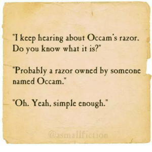 occams razor