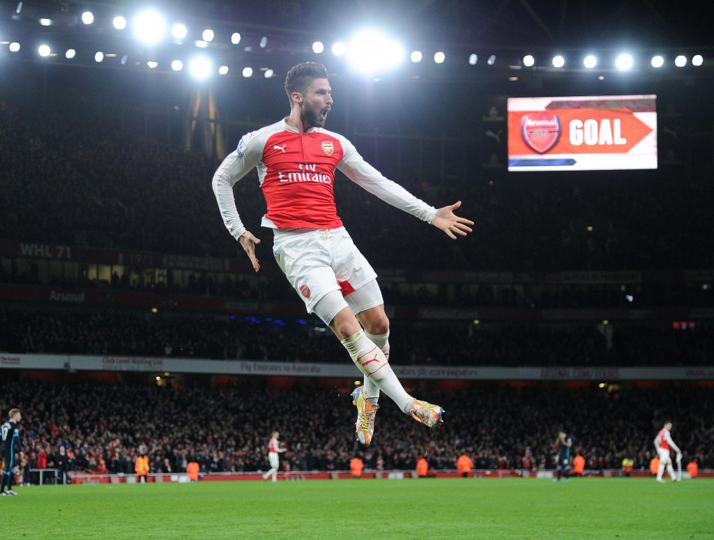 David Price on how to become Arsenal's photographer, Patrick Vieira and more 5 Giroud goal 13 151221PAFC