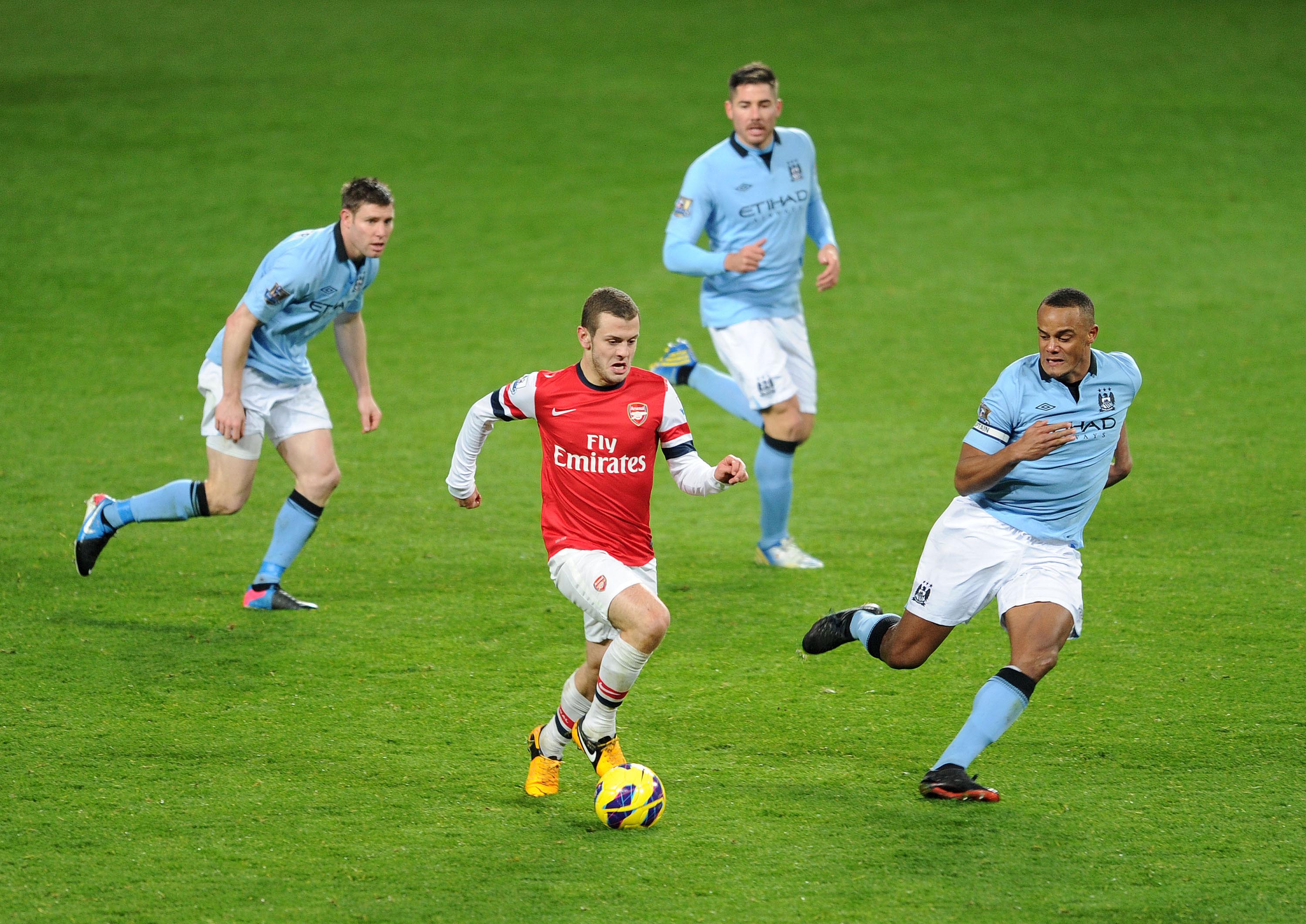 Wilshere Kompany 2 130113PAFC