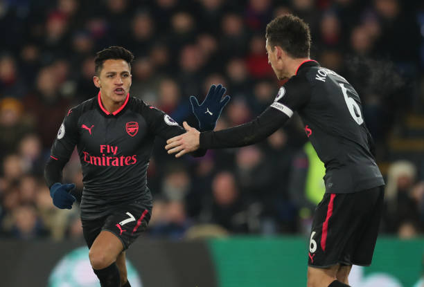 Did Alexis celebration really reveal a dressing room split at Arsenal? 3 alexis laurent koscielny