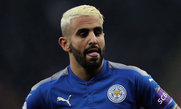 Leicester City winger Riyad Mahrez.
