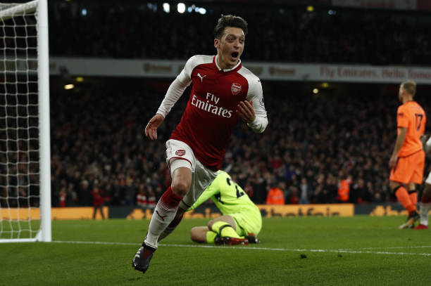 mesut ozil liverpool