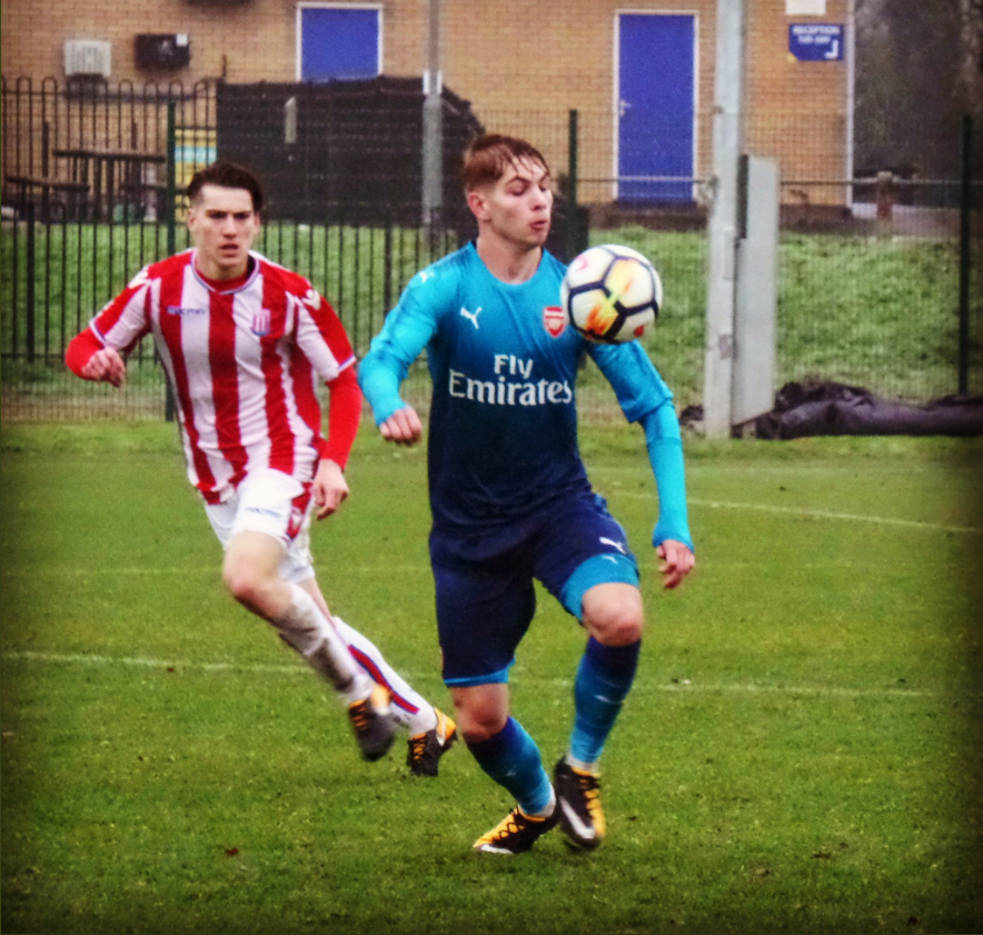 Smith Rowe sends Gunners to Premier League Cup quarter-finals 2 smoth rowe arsenal u18 v stoke