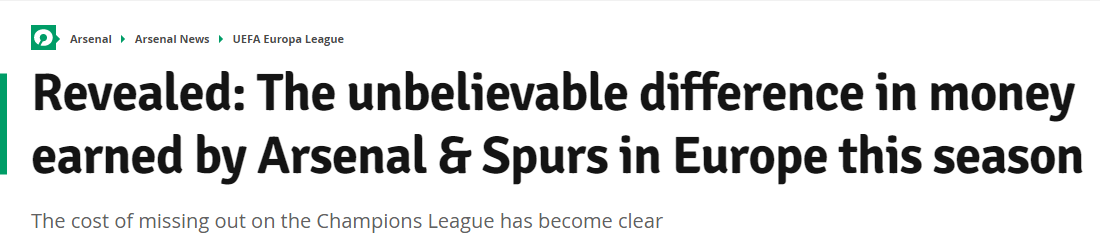 spurs euro earnings