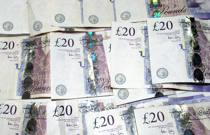 UK Currency Money Notes 20 GBP