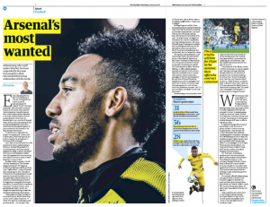 guardian auba arsenal 19 jan 2018