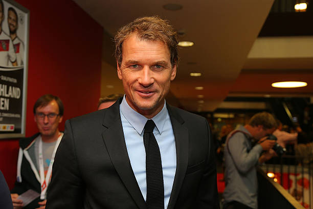 FRANKFURT AM MAIN, GERMANY - SEPTEMBER 04: Jens Lehmann member of the Club of Former National Players is seen prior to the EURO 2016 Qualifier matc...