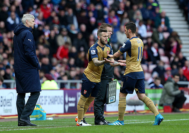 mesut ozil jack wilshere