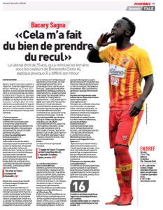 Bacary Sagna LEquipe 21 feb 2018