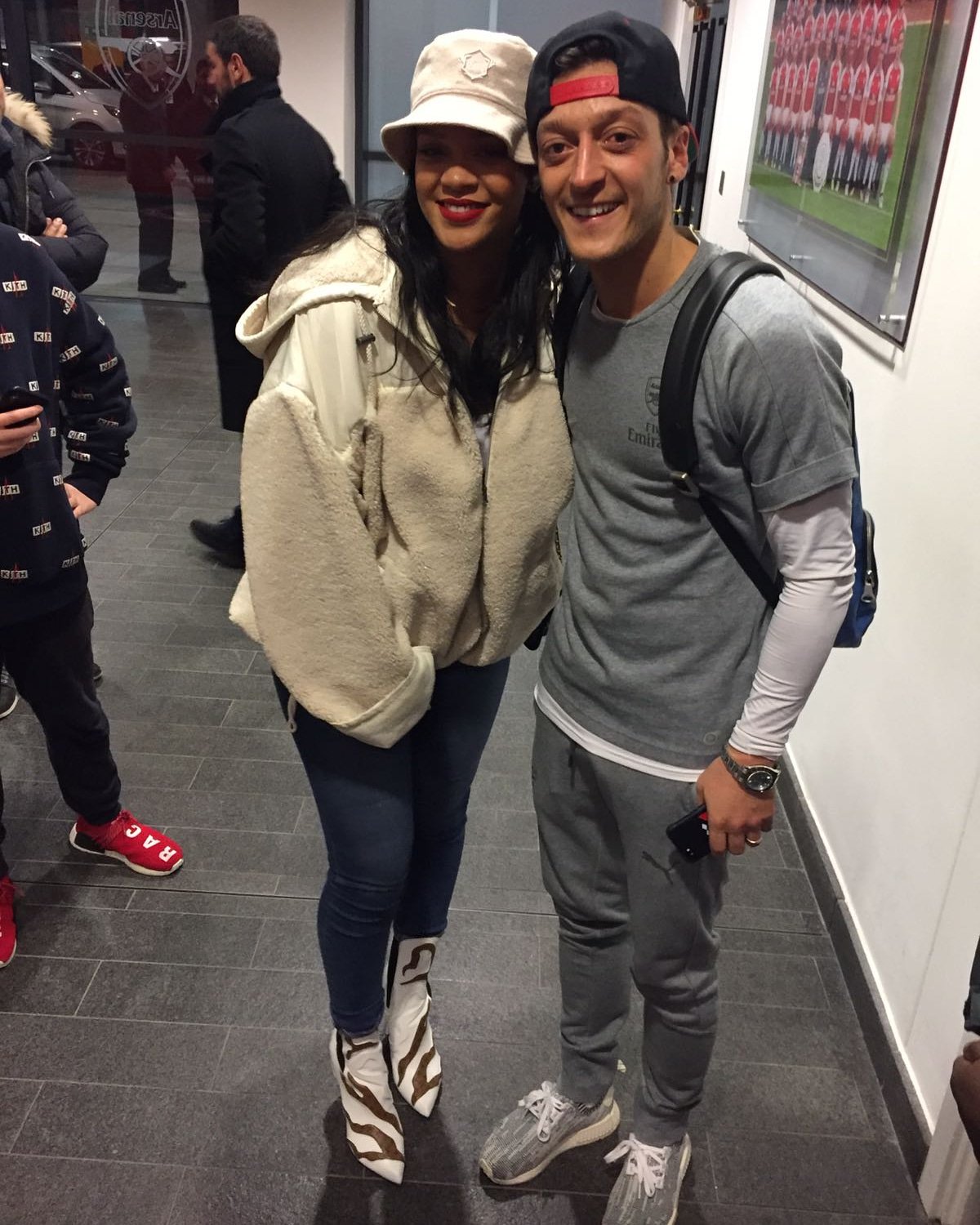 Mesut Ozil Rihanna