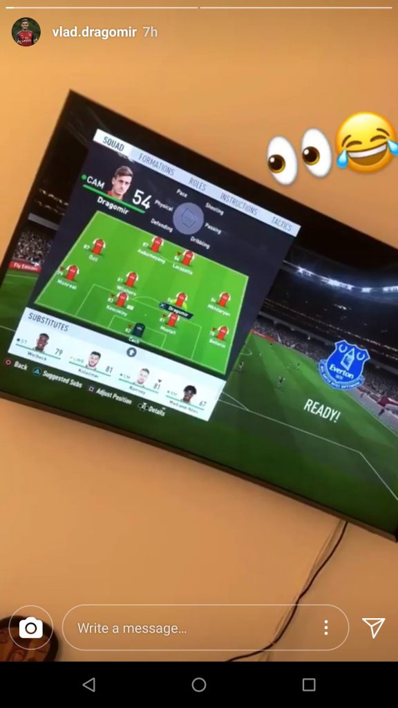 Dragomir happy to finally appear in FIFA 18 2 Vlad Dragomir