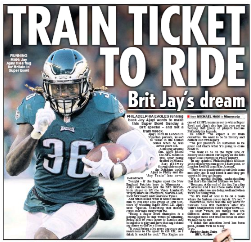 Arsenal fan set to play in Super Bowl LII 2 daily star sunday