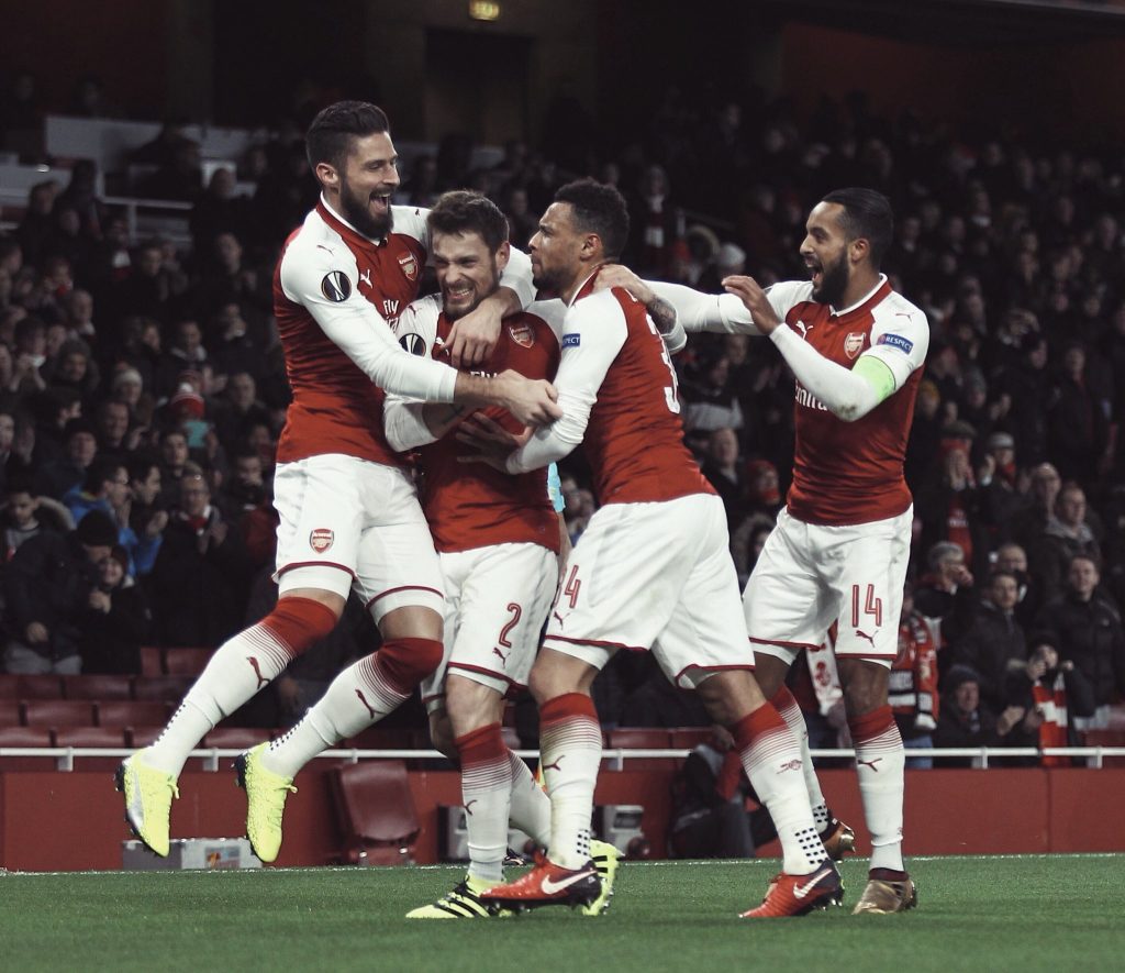 Journalist calls Debuchy 'stoic professional' despite constant moaning about Arsenal 4 giroud coquelin debuchy walcott