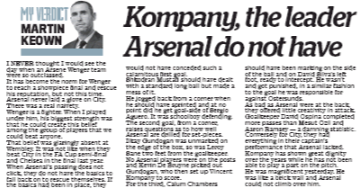 martin keown daily mail 26 feb 2018