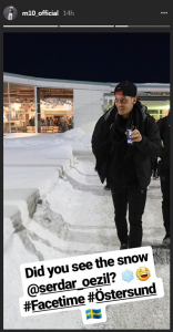 ozil snow 2