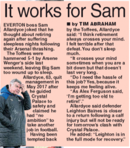 sam allardyve daily star 9 feb 2018
