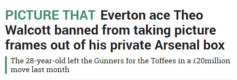 The Sun publish bizarre story about Theo Walcott - is it really what is seems? 2 sun theo walcott