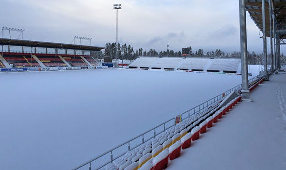 Östersunds FK snow