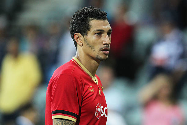 MELBOURNE, AUSTRALIA - FEBRUARY 15: Jay Bothroyd of Muangthong United looks dejected following the AFC Champions League playoff match between the M...