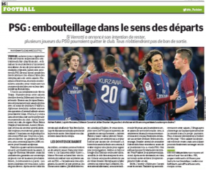 le parisien 20 march 2018 psg firesale