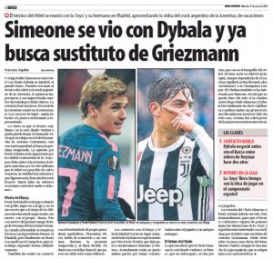 mundo deportivo 21 march 2018 dybala