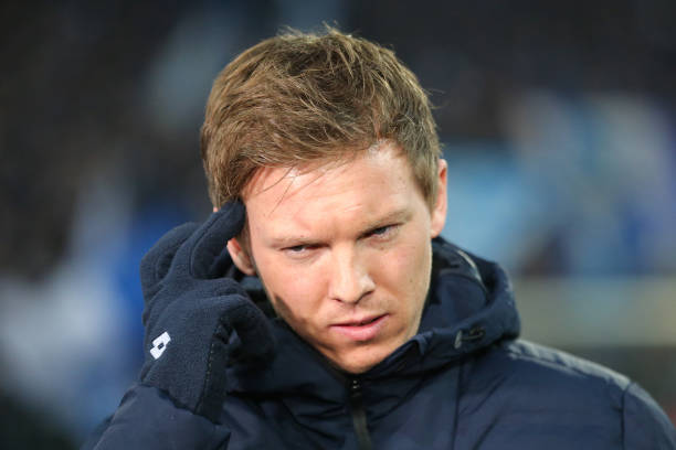 Why Thierry Henry is set to say 'no' to PSG job 5 GELSENKIRCHEN, GERMANY - FEBRUARY 17: Coach Julian Nagelsmann of Hoffenheim looks on before the Bundesliga match between FC Schalke 04 and TSG 1899 Hoffenheim at Veltins-Arena on February 17, 2018 in Gelsenkirchen, Germany. (Photo by Christof Koepsel/Bongarts/Getty Images)