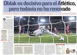 Oblak AS 10th April 2018