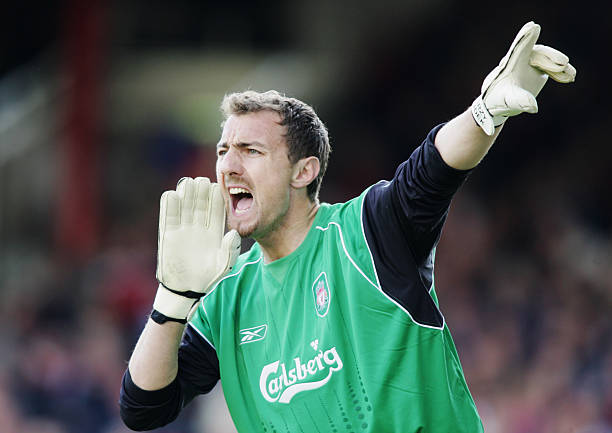 LONDON, ENGLAND - MAY 08: Jerzy Dudek of Liverpool in action during the Barclays Premiership match between Arsenal and Liverpool at Highbury on May...