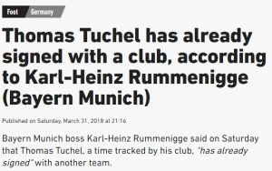 lequipe tuchel rummenigge