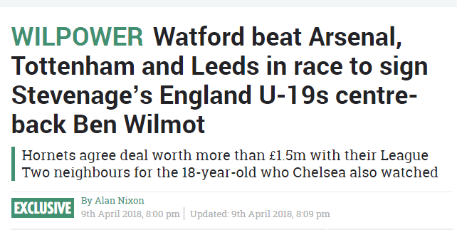 sun wilmot exclusive 9 april 2018